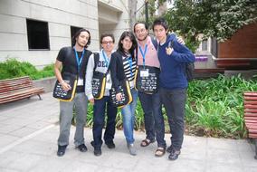 The LabBCES in 2012 at the ISCB-LA in Santiago, Chile.