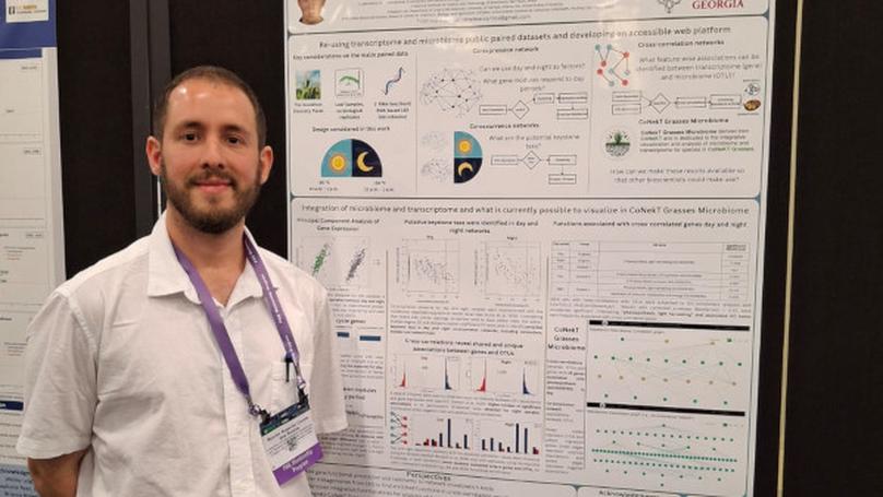 Research from Lab members and collaborators is presented at the Plant and Animal Genome Conference in USA