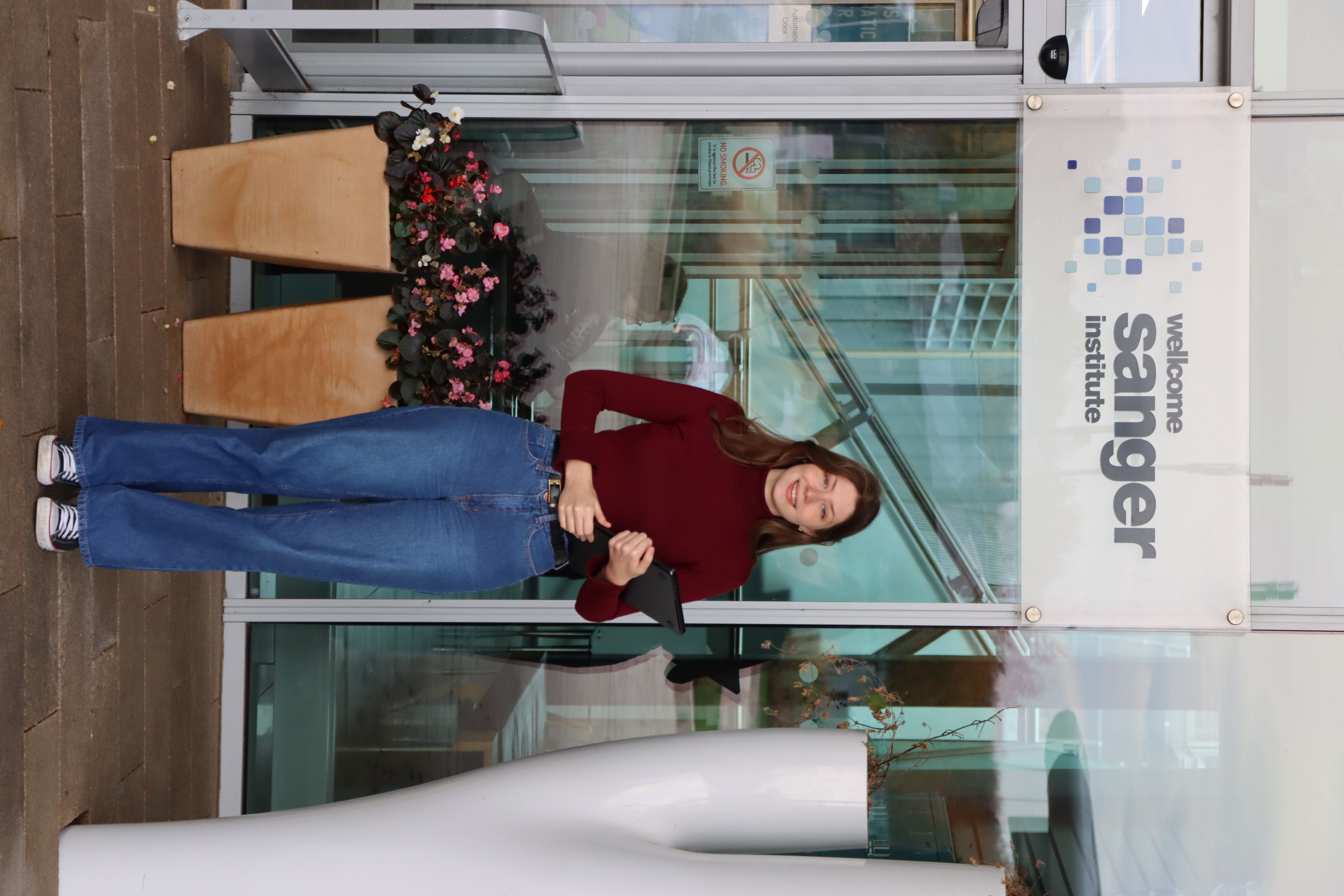 Beatriz Rodrigues Estevam at the Sanger Institute